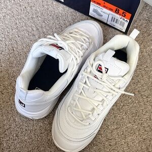 Fila White Athletic Shoes for Women